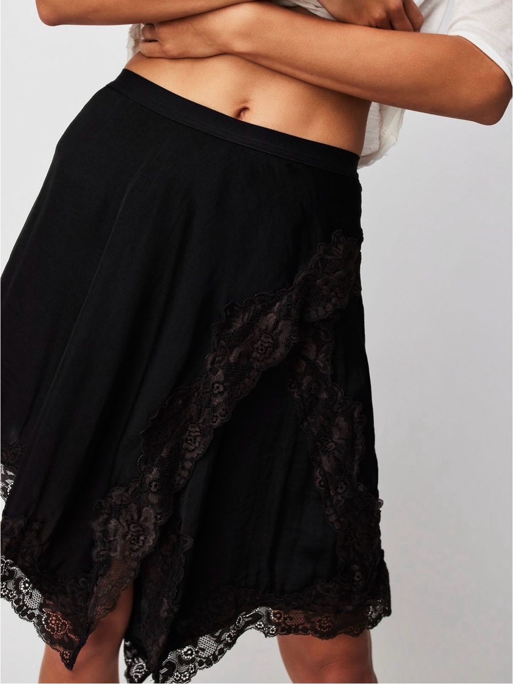 Free People Neon Nights Slip Skirt